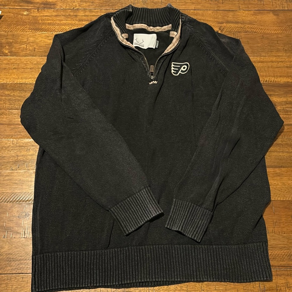 Flyers quarter zip sweater